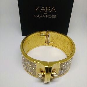 Rare Kara Ross Small Gold Shirt Cuff OS‎